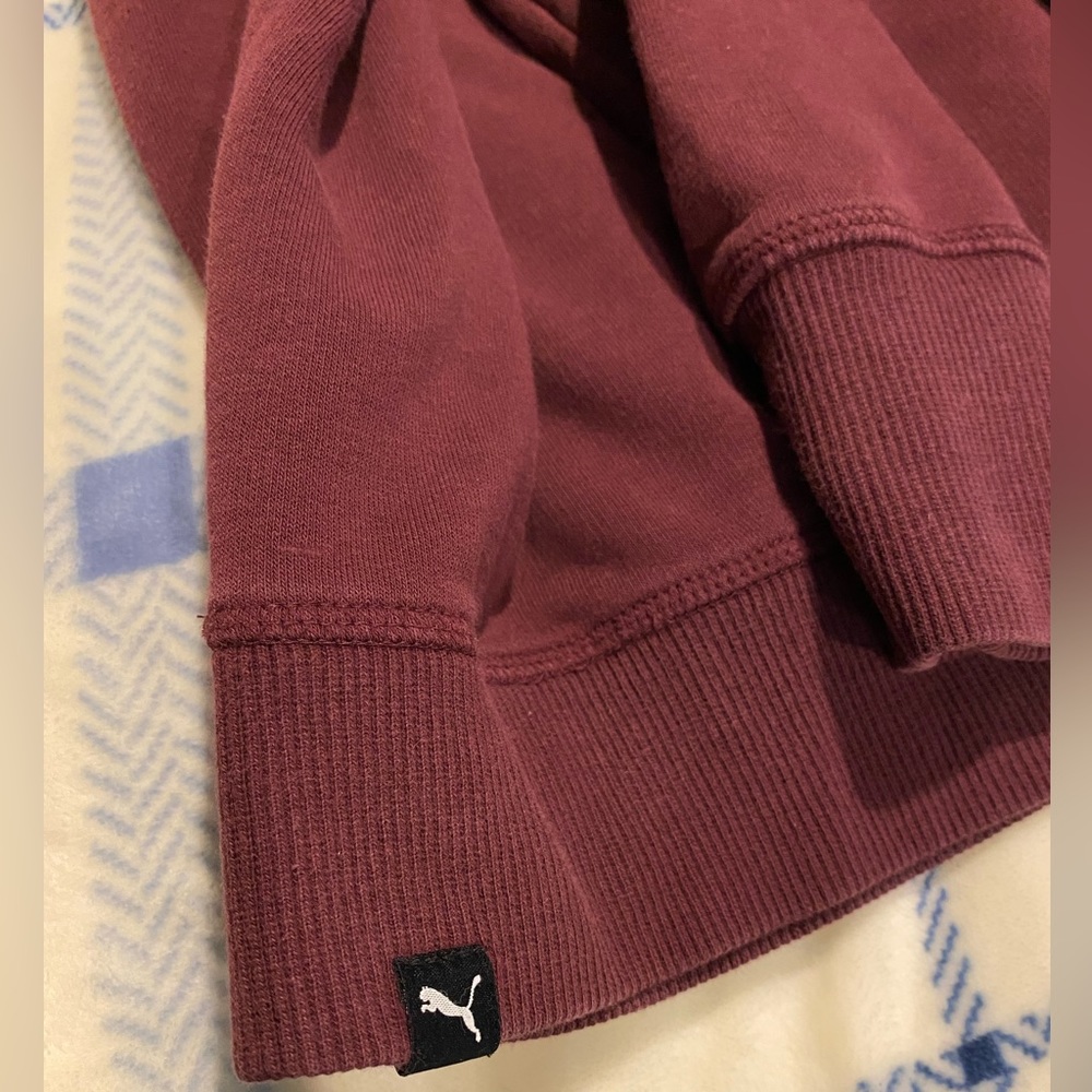 maroon puma hoodie - Picture 7 of 7